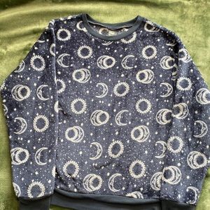 Dark Blue Space Design Sweater